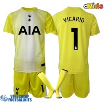 Tottenham Hotspur Guglielmo Vicario #1 Goalkeeper Replica Third Minikit 2025-26 Short Sleeve (+ pants)